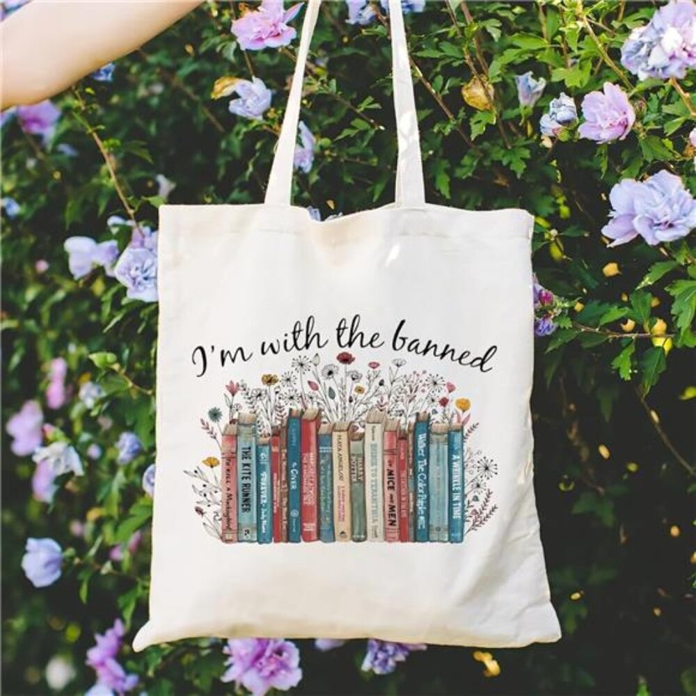 Canvas Tote Bag for Women Aesthetic Cute Cat Shopping Grocery Reusable Bag - Picture 3 of 7